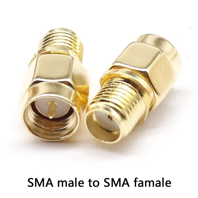 SMA переходник с SMA male на SMA female со штырьком с 1-й стороны (100848) - фото 3