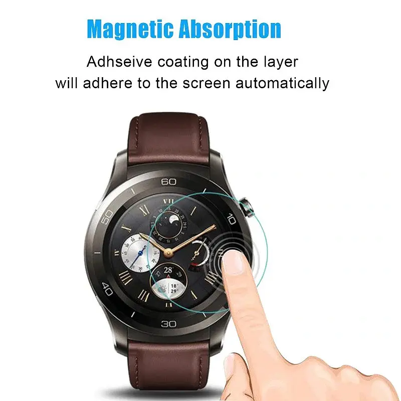 Закаленное стекло для часов VSKEY для Huawei Watch 2, 2Pro, Magic, диаметр 31.5 мм - фото 5