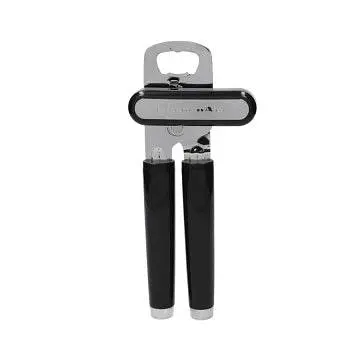 Відкривачка для банок і пляшок KitchenAid Classic, 21 см, чорний (KCG199OHOBE)