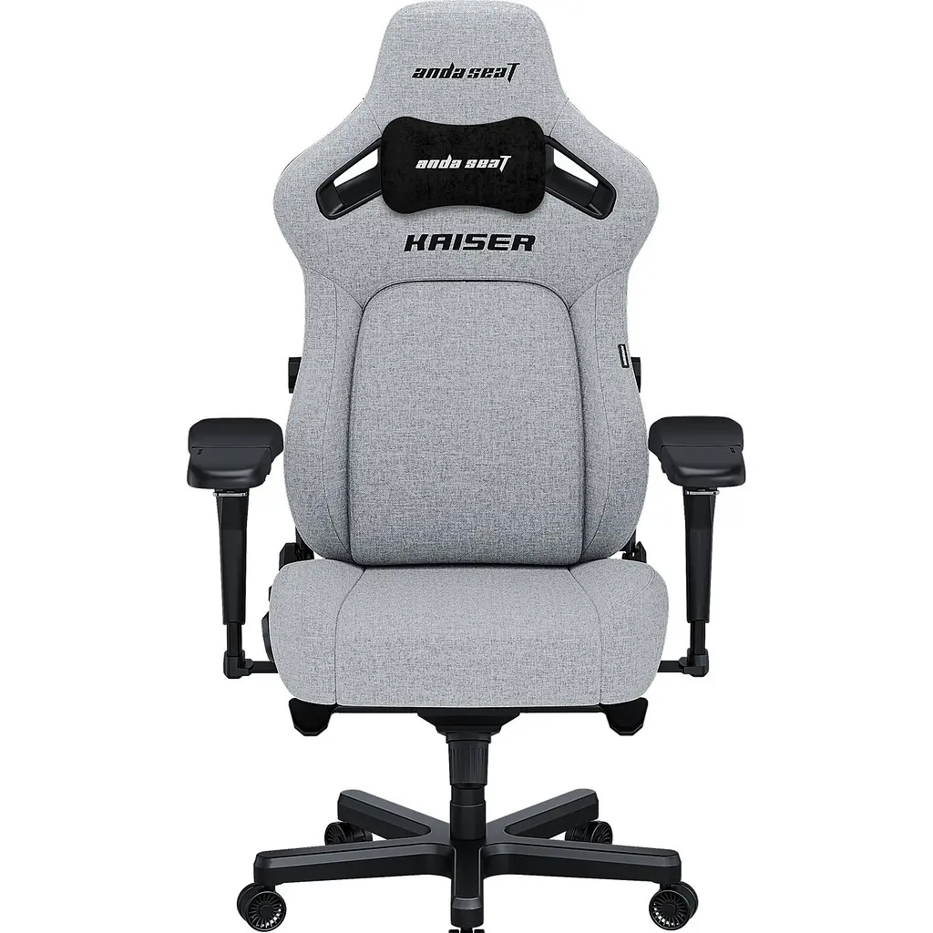 Крісло для геймерів Anda Seat Kaiser 4 Size XL Fabric Gray (AD12YDDC-XLL-20-G-CF) - фото 4