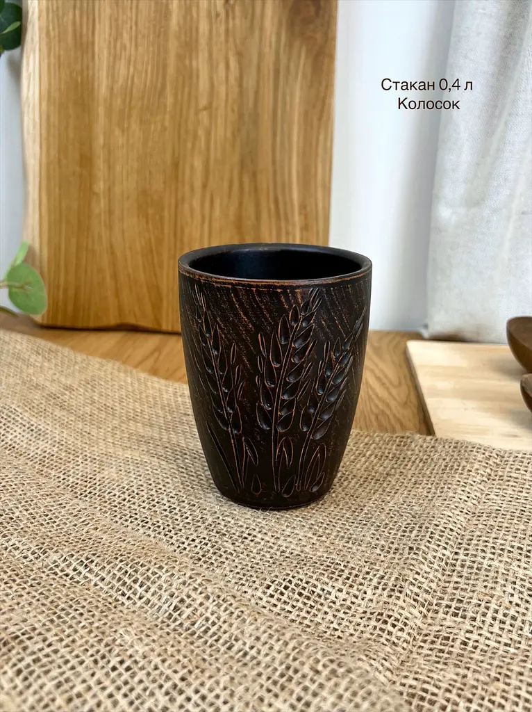 Столовий сервіз керамічного (глиняного) посуду на 4 особи Колосок - фото 6