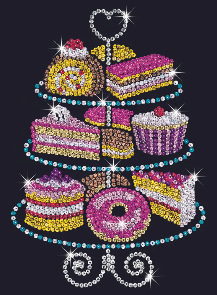 Набір для творчості Blue Набір тістечок 25*34см Sequin Art det0017643 - фото 3