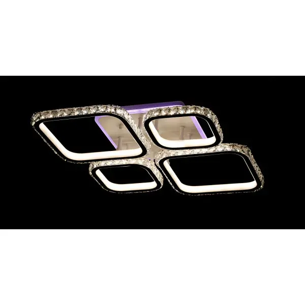 Стельова LED люстра з пультом і нічником Splendid-Ray 30-4022-90 - фото 6