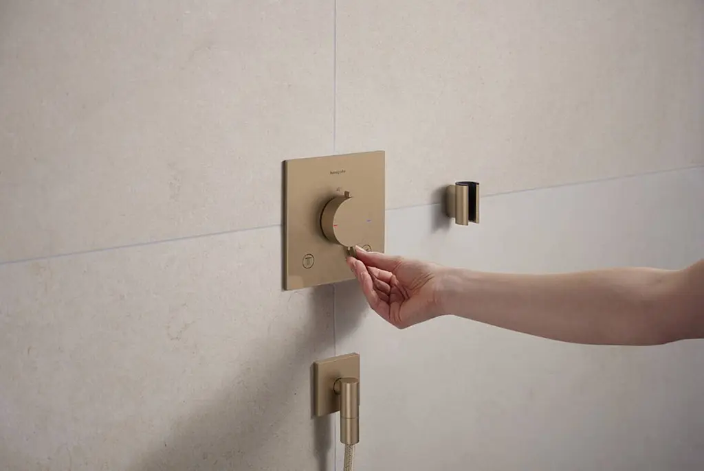 Тримач для душу Hansgrohe Porter Fine brushed bronze 28885140 - фото 3