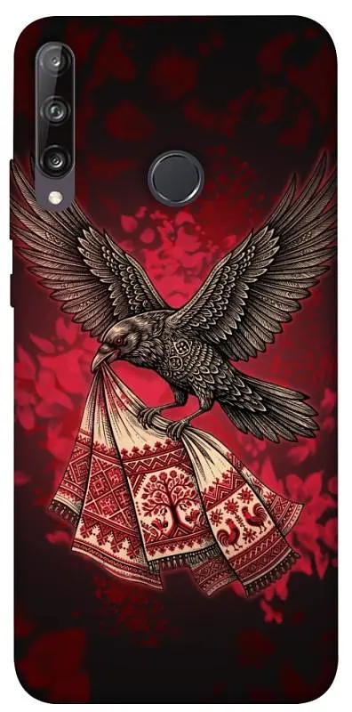 TPU чохол Demsky Raven для Huawei P40 Lite E / Y7p (2020)