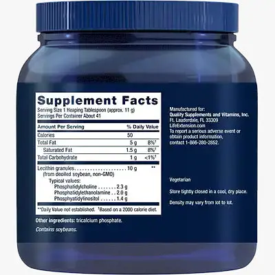 Натуральная добавка Life Extension Lecithin 454 г - фото 2