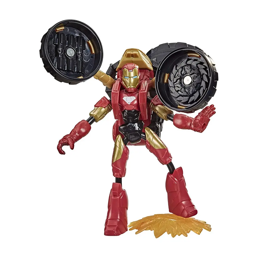 Фігурка для геймерів Hasbro Avengers Bend and flex 2 в 1 Залізна людина на мотоциклі (F0244) - фото 2