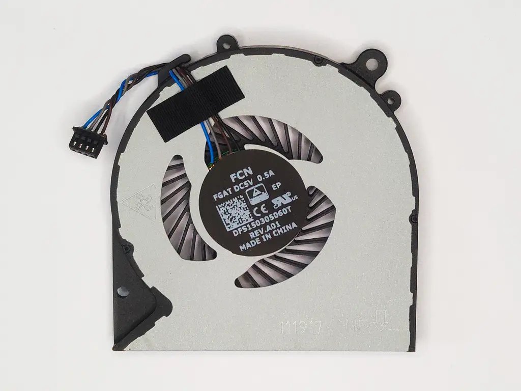 Вентилятор для ноутбука HP Elitebook 720 G3, 725 G3, 820 G3 series (DFS150305060T-FGAT), DC (5V, 0.5A), 4pin - фото 2