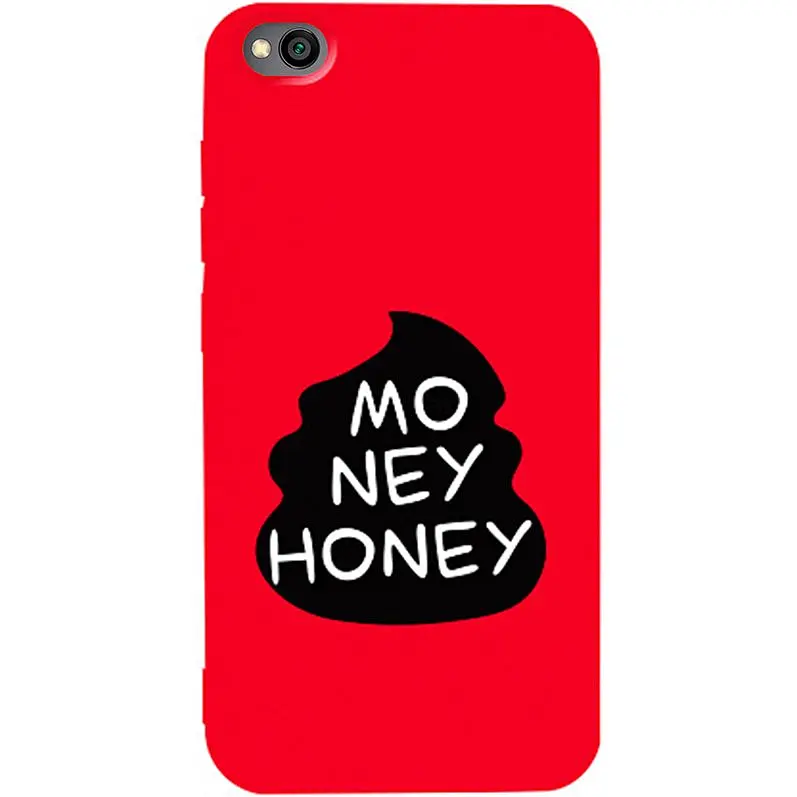 Чохол-накладка Toto Matt TPU 2 mm Print Case Xiaomi Redmi Go #43 Moneyhoney Red