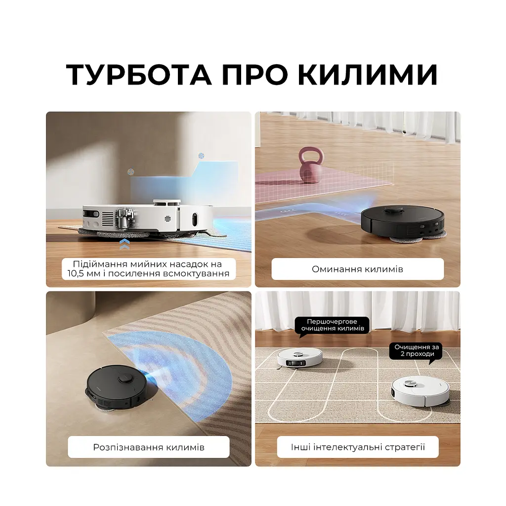 Робот-пылесос моющий Dreame Bot L40 Ultra AE Black - фото 6
