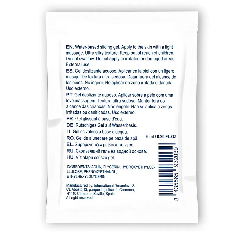 САШЕТ Лубрикант на водній основі Neutral water-based sliding gel, 6 мл Waterfeel (Іспанія) Waterfeel WF932039 102969 - фото 2