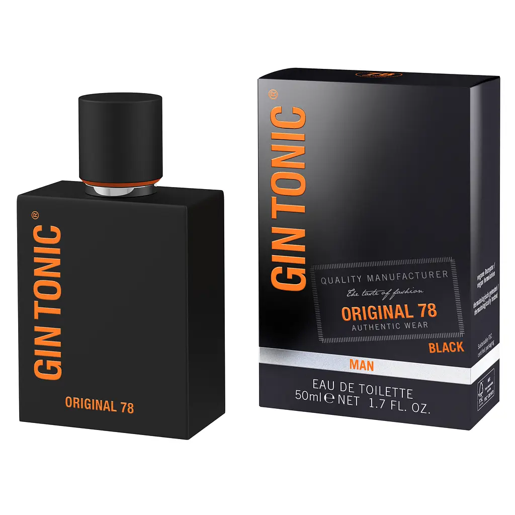 Туалетна вода для чоловіків Original 78 Black Gin Tonic 50 мл - фото 3