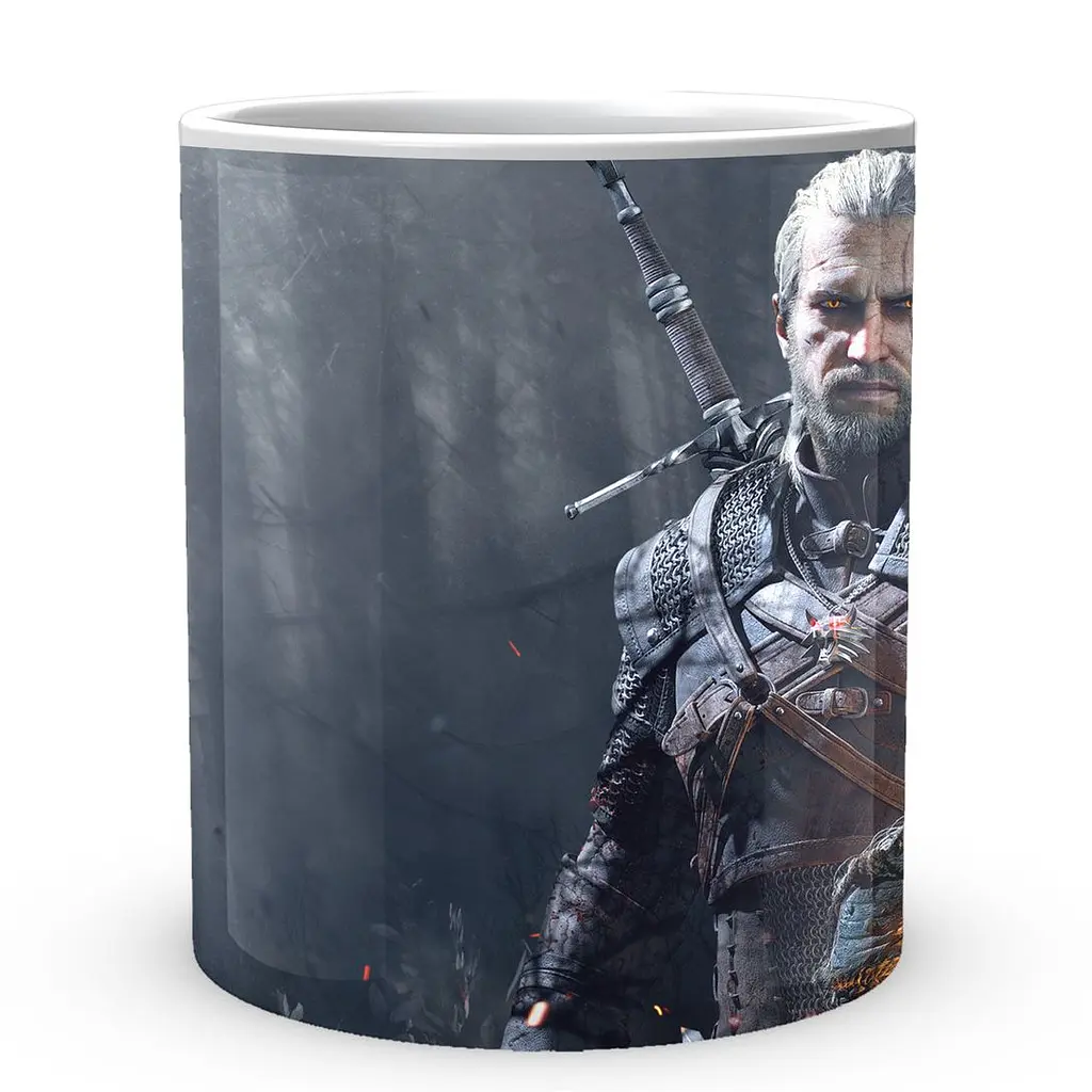 Кухоль GeekLand The Witcher Відьмак Геральт TW 002.035 330 мл білий - фото 2