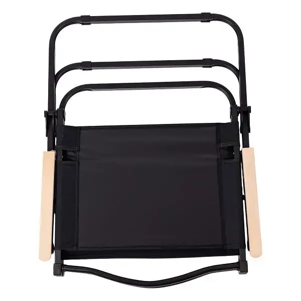 Стул для кемпинга Lugi складной с алюминиевым каркасом черный SJ-0032-2 - фото 4