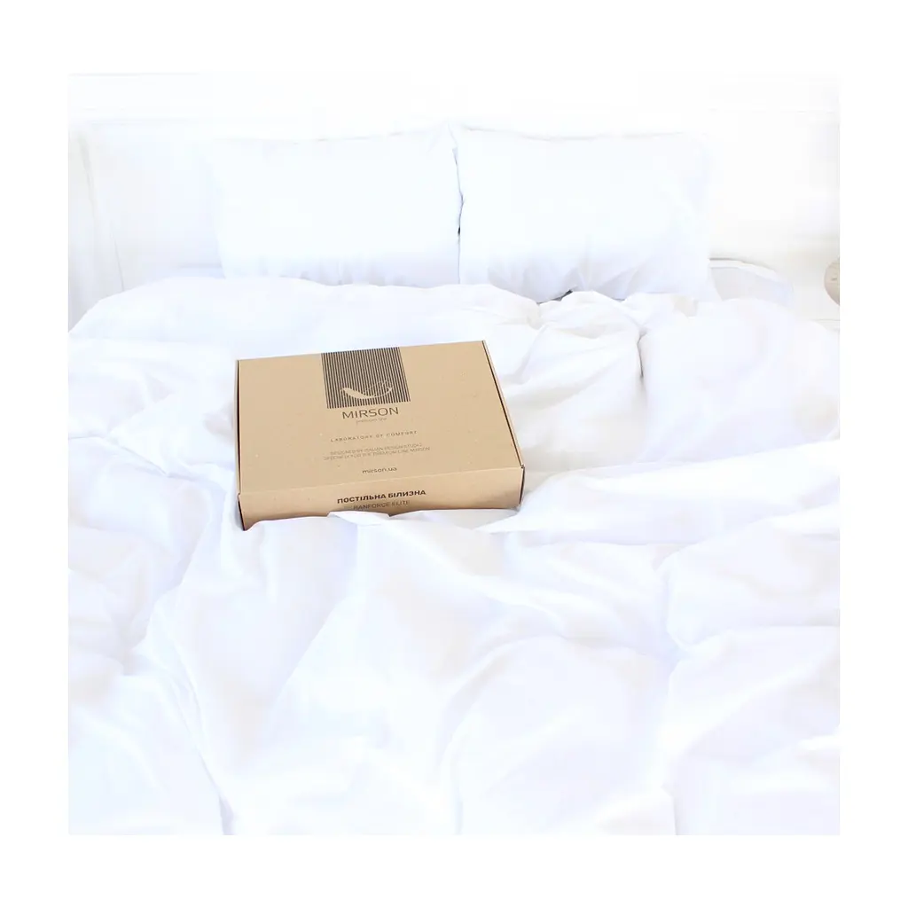 Постільна білизна MirSon Ranforce Elite 11-2107 White 220х240 King Size (2200004706474) - фото 3