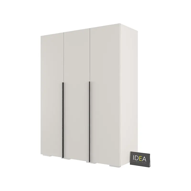 Шафа для одягу 3-дверна 150 см Idea Д-122 Кашемір - фото 3