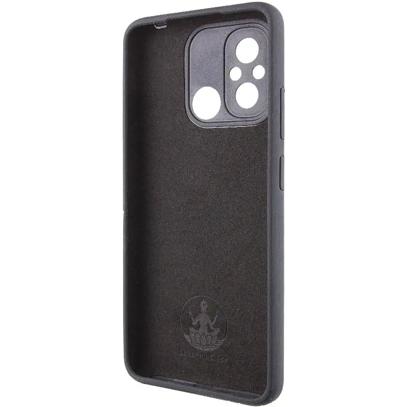 Чохол Silicone Cover Lakshmi Full Camera (AAA) для Xiaomi Redmi 12C Чорний / Black - фото 4