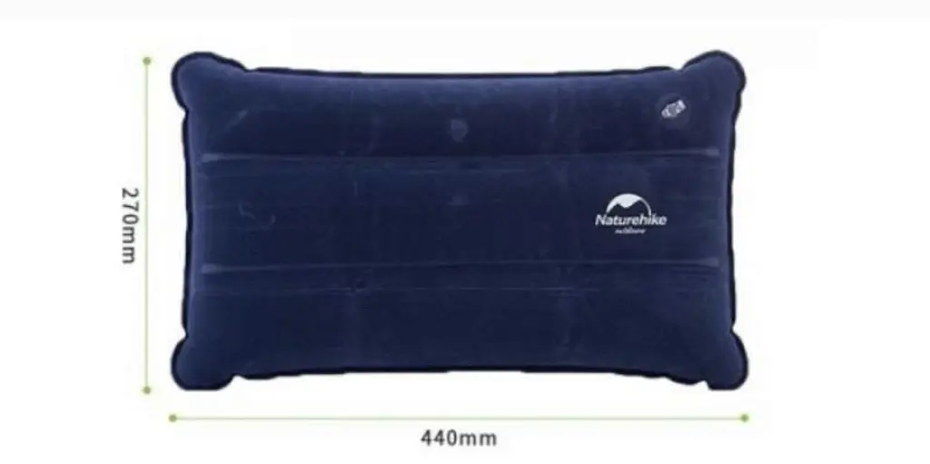 Подушка надувная Naturehike Square Inflatable (NH18F018-Z) темно-голубой - фото 2
