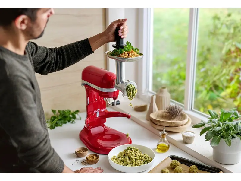Кухонна машина KitchenAid Artisan 5KSM60SPXEER з підйомною чашею 5.6 л червона - фото 4