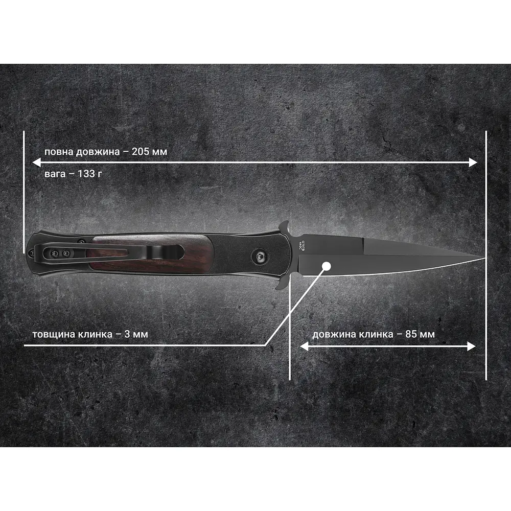 Ніж складаний Ganzo G707B чорний - фото 11