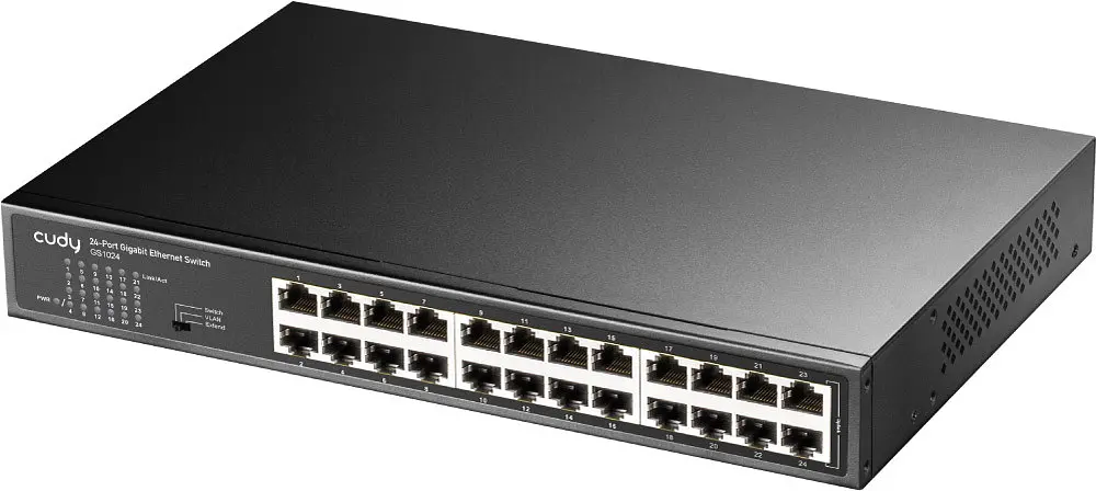 Комутатор Cudy GS1024, 24 портовий Gigabit Metal Switch - фото 2