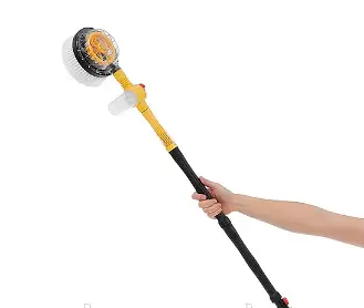 Насадка-щітка, що обертається для шланга Water Blast Cleaner Roto Brush високого тиску з резервуаром для миючого засобу - фото 2