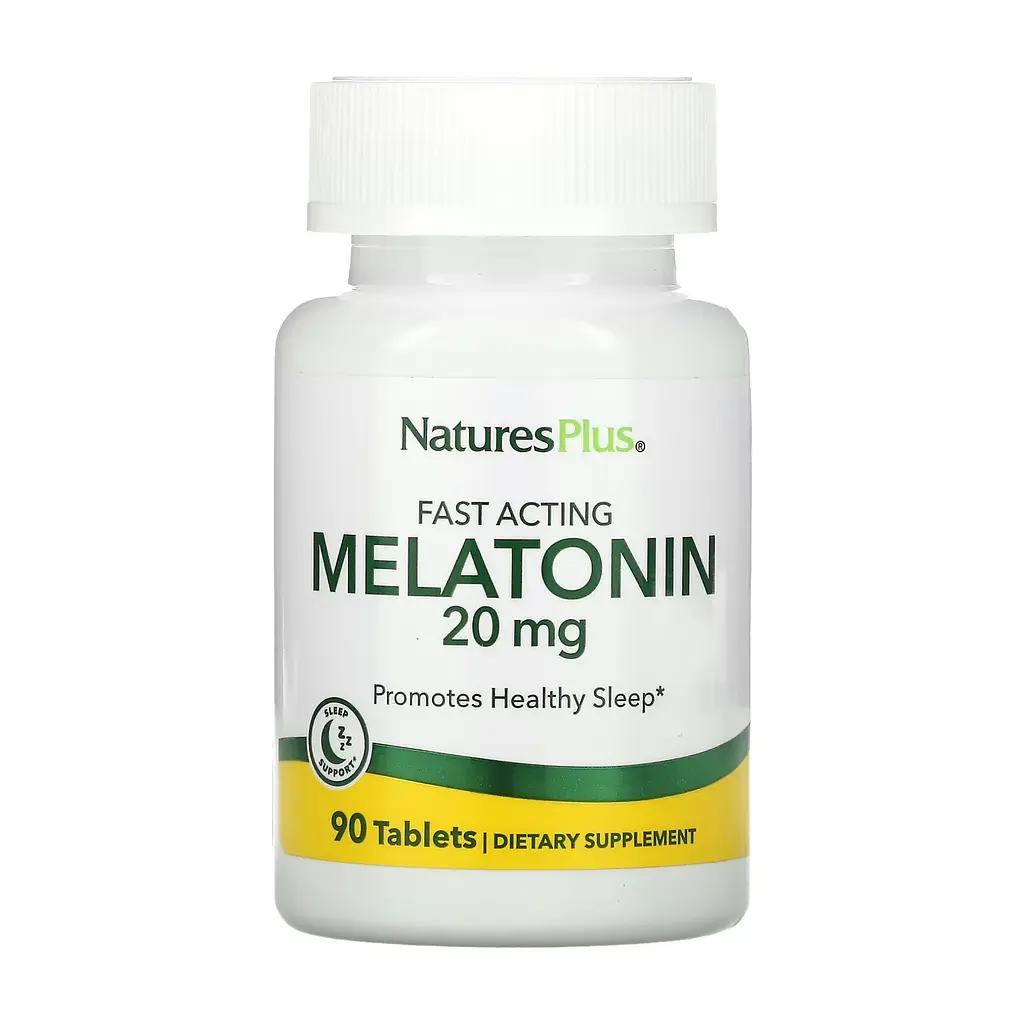 Мелатонін швидкої дії Melatonin 20 мг - 90 таблеток