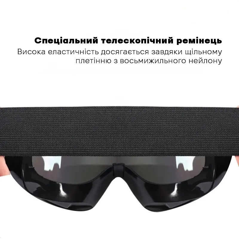 Окуляри для собак Dog Goggles з УФ-захистом, водонепроникні, регульовані, різнобарвний - фото 7