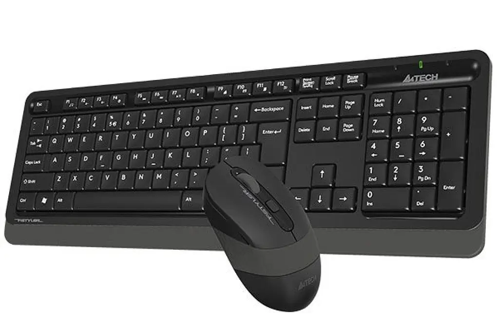 Комплект (Клавіатура та миша) A4Tech Fstyler FG1010 Wireless Black Grey (FG1010 (Grey)) - фото 4