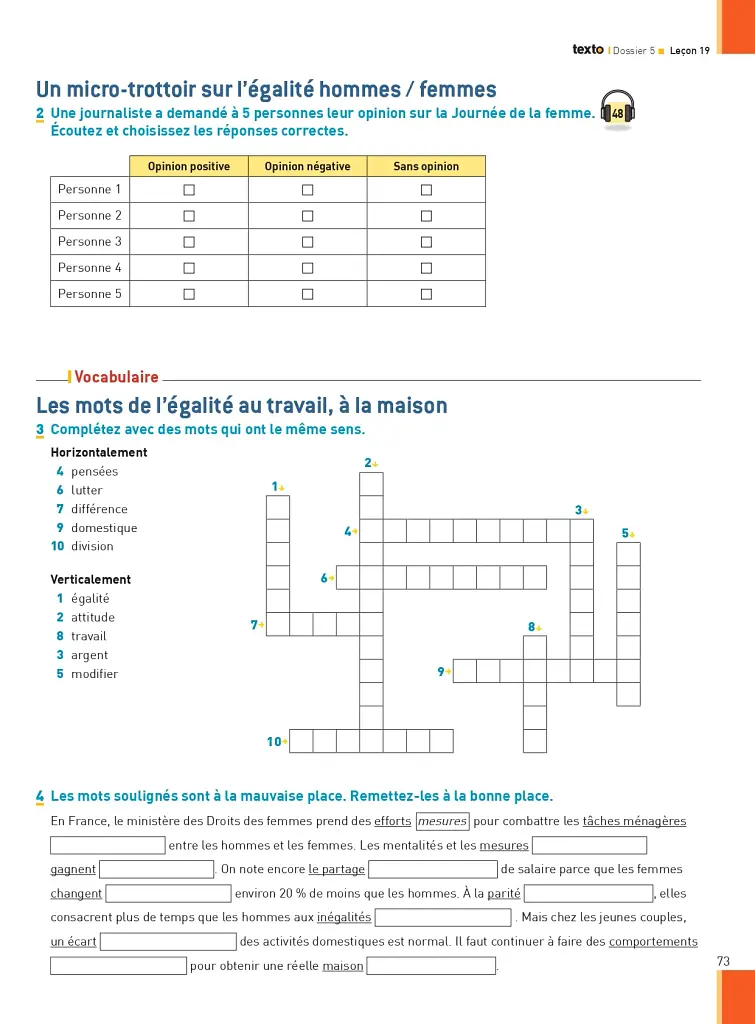 Texto. Niveau 2. Cahier d'activites + CD audio - фото 11