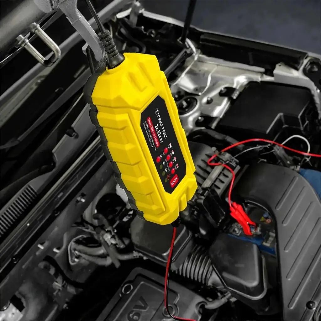 Портативное зарядное устройство для автомобильного аккумулятора Trotec PBCS 2A, 12V, 4-60Ah - фото 10