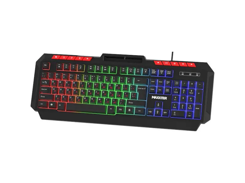Клавіатура Maxxter KBG-UML-02B-UA Black - фото 2