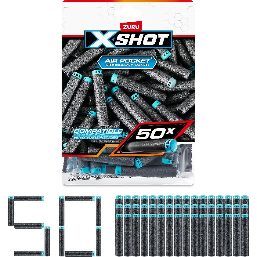 Набор патронов Zuru X-Shot Excel 50 шт. (36588) - фото 4