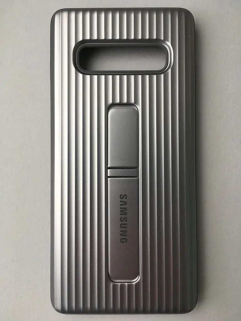 Чохол протиударний із підставкою Protective Rugged Standing Cover EF-RG973CSEGRU для Samsung Galaxy S10 Silver - фото 6