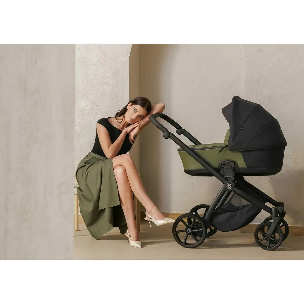 Коляска універсальна Tutis Mio 3 plus 2 в 1 Leather Olive - фото 16