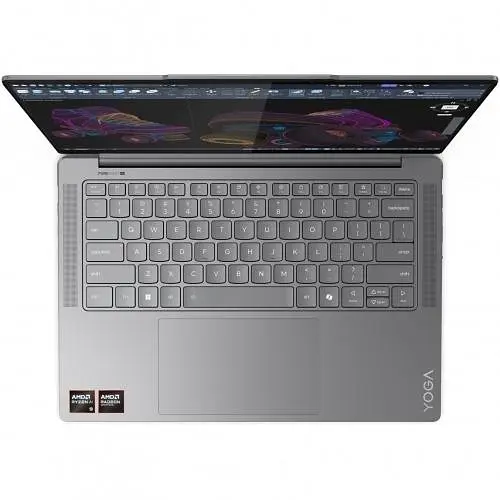 Ноутбук Lenovo Yoga Pro 7 14ASP9, (83HN0011RM), AMD Ryzen AI 9365 до 5,0 ГГц, 14,5" 2.8K, 32 ГБ, 1 ТБ, AMD Radeon 880M, Windows 11 Home, Luna Gray - фото 3