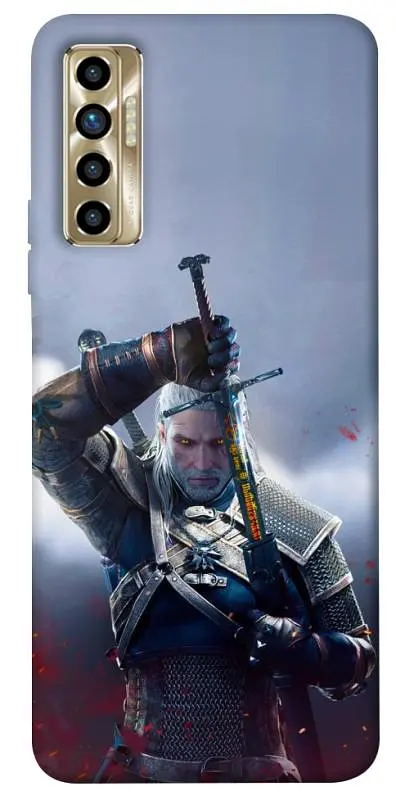 TPU чохол Demsky The witcher gerald для TECNO Camon 17P