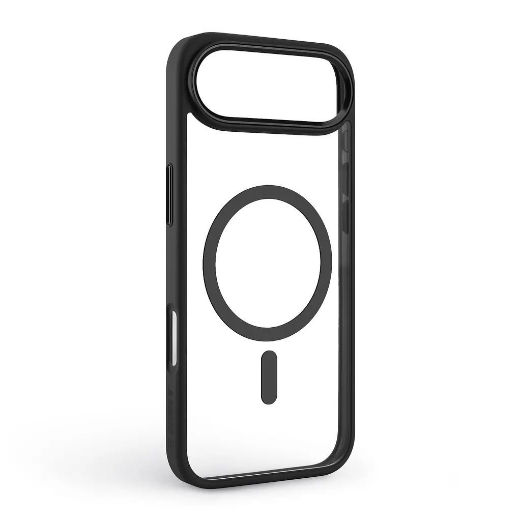 Чехол Apple iPhone 17 Air, Unit MagSafe, черный, прозрачный, магсейф, противоударный, магнитный, панель-накладка с поддержкой MagSafe, с поддержкой беспроводной зарядки, TPU+PC, защита всего корпуса, ударопрочный, ArmorStandart (ARM86305) - фото 2