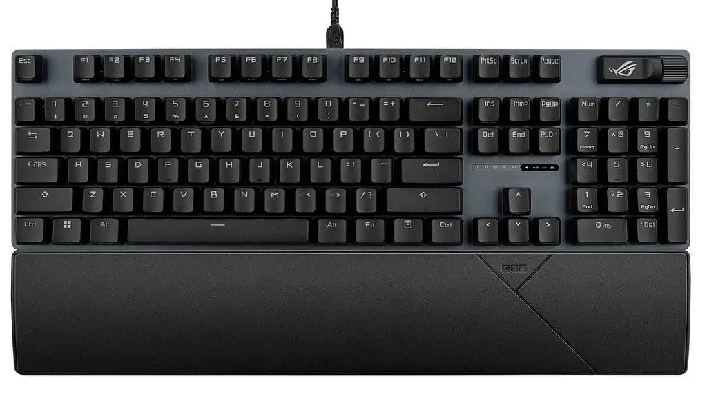 Клавіатура ASUS ROG Strix Scope II X 104key USB-A EN/UK RGB Black (90MP03XG-BKMA00) - фото 2