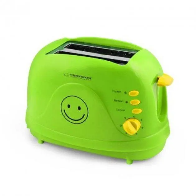Тостер Esperanza EKT003 Smiley green - фото 4