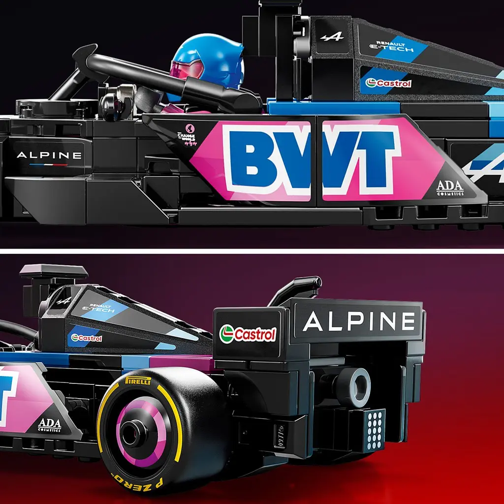 Конструктор LEGO Speed ​​Champions Автомобиль для гонки BWT Alpine F1 Team A524, 258 деталей (77248) - фото 7