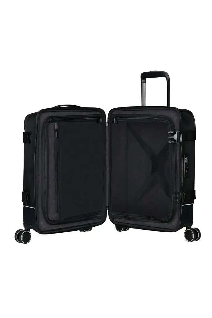 Чемодан American Tourister URBAN TRACK ASPHALT BLACK 55x40x23 55 См MD1*09009 - фото 2
