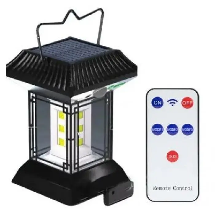 Ліхтар переносний акумуляторний CL-T60 30 LED сонячна панель 2V 60mA 2x18650 датчик руху - фото 2