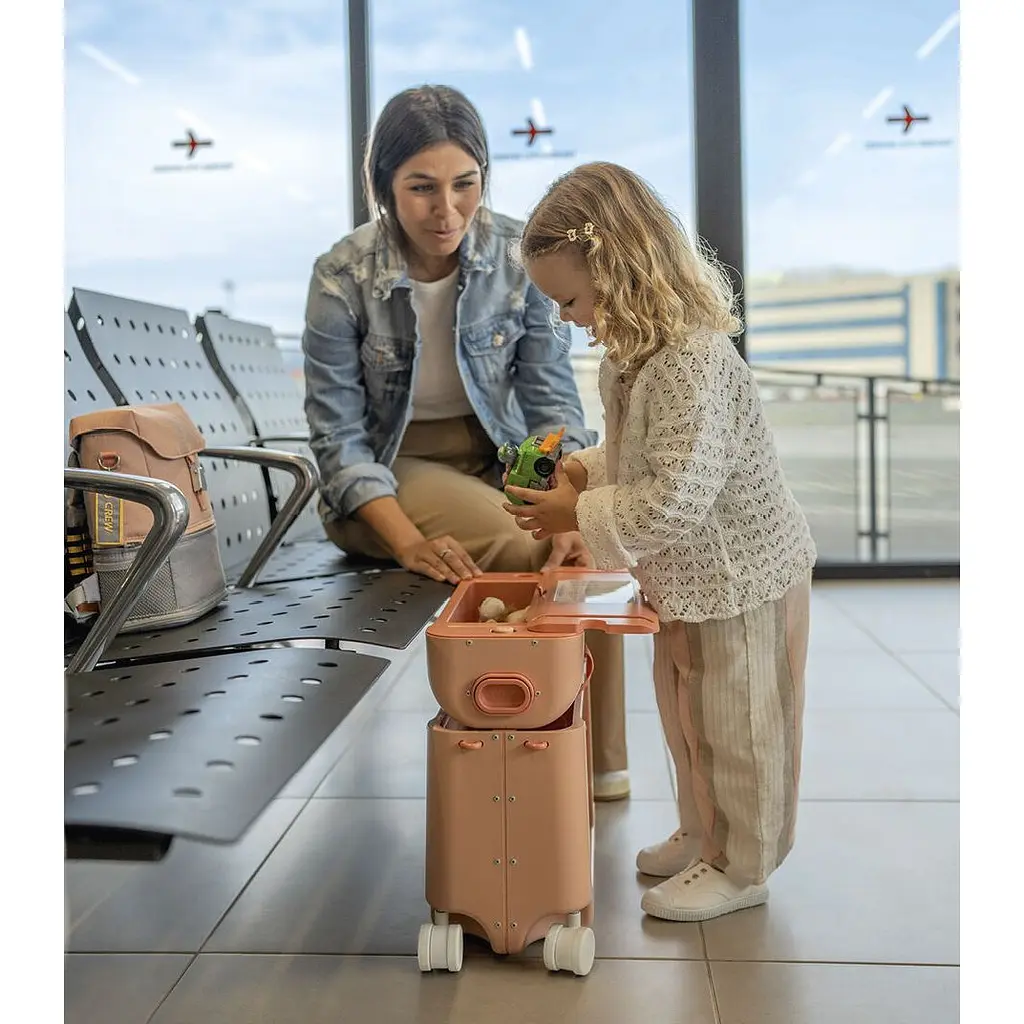 Дитяча валіза-ліжечко для подорожей Stokke JetKids Bedbox Coral Pink (681301) - фото 10
