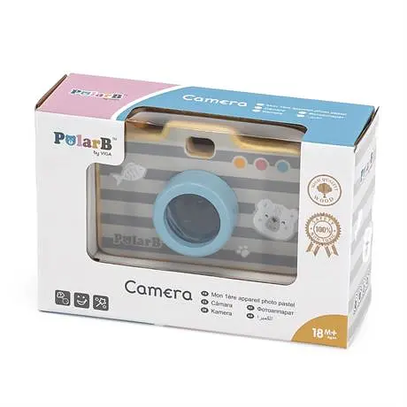 Игрушка деревянная Viga Toys PolarB Фотоаппарат с калейдоскопом (44034) - фото 2