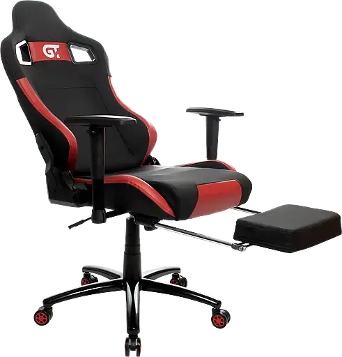 Геймерское кресло GT Racer черное с красным (X-5104 Black/Red) - фото 7