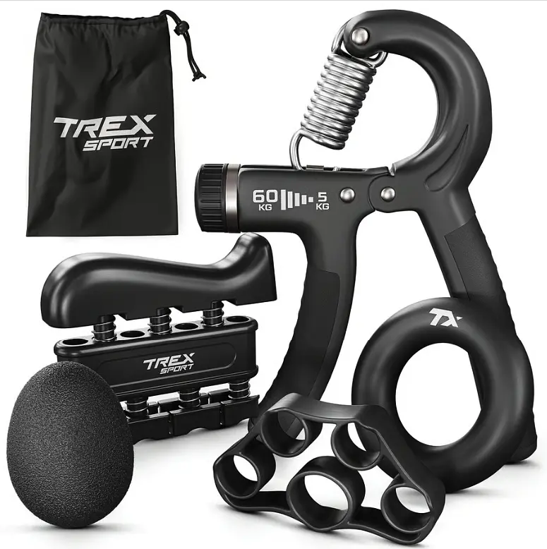 Набір регульованих еспандерів 5-60кг Trex Sport TX-005HSA чорний - фото 17