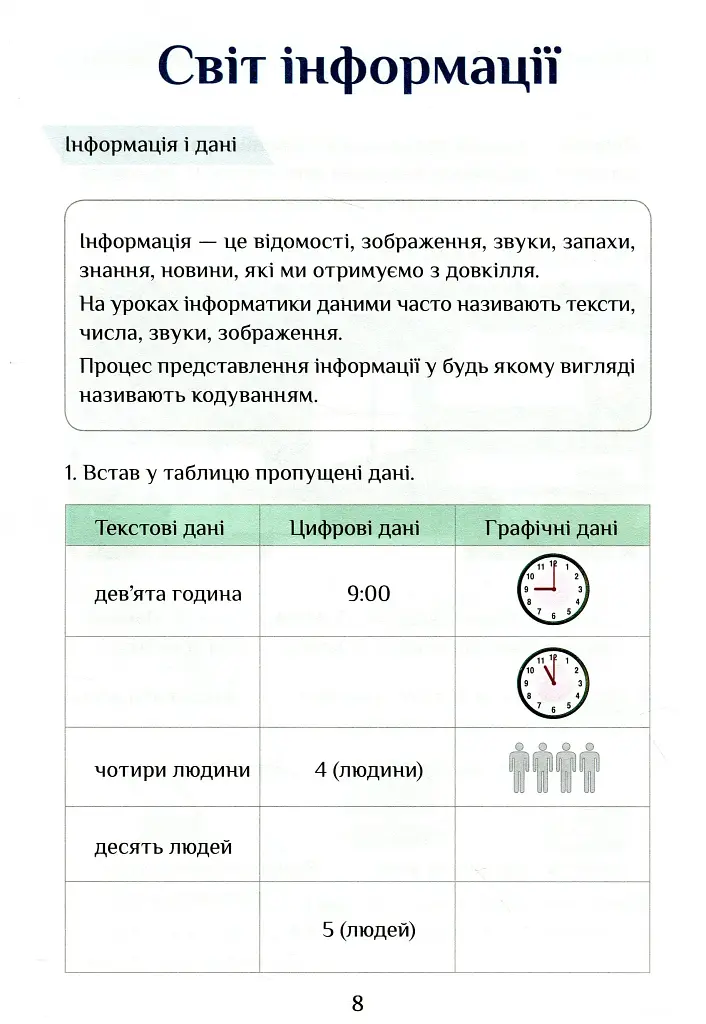 Інформатика. Зошит-практикум. 3 клас - фото 10