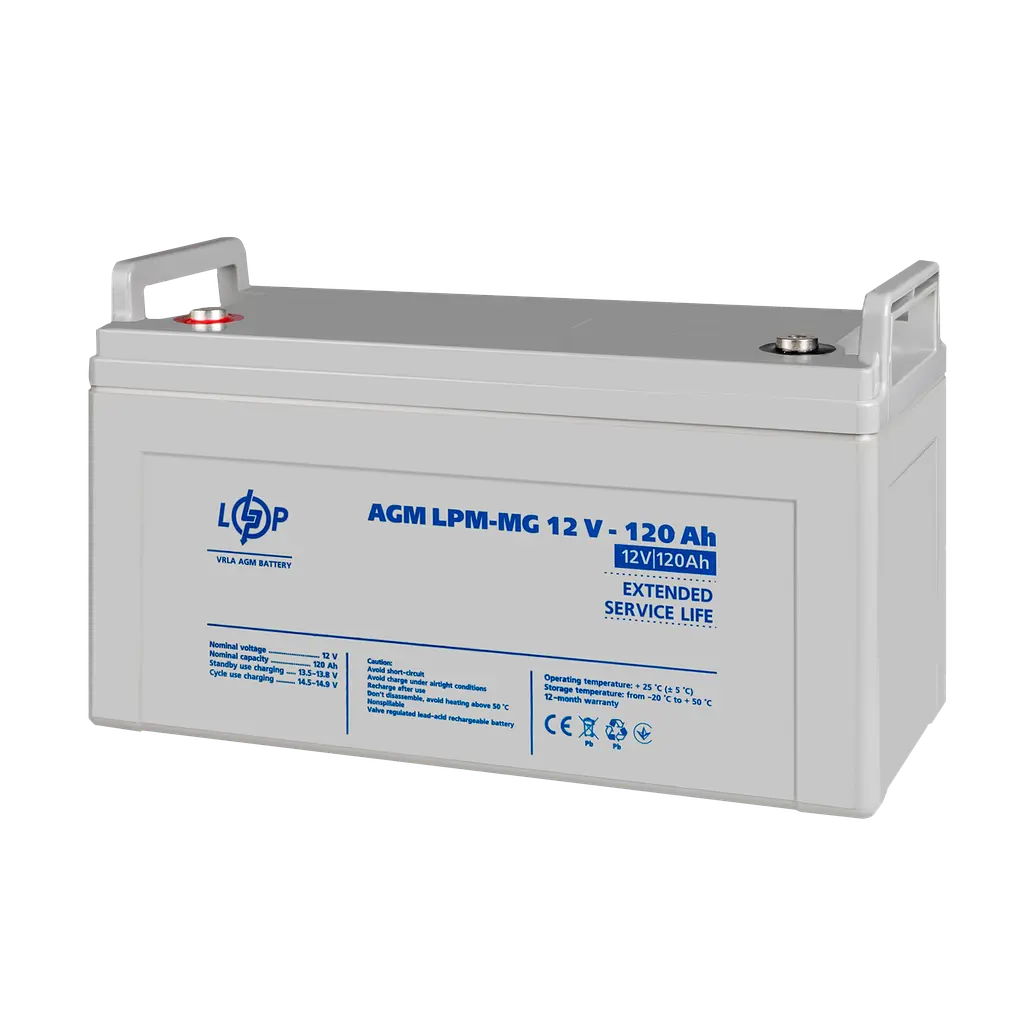 Акумулятор мультигелевий LPM-MG 12V - 120 Ah - фото 3
