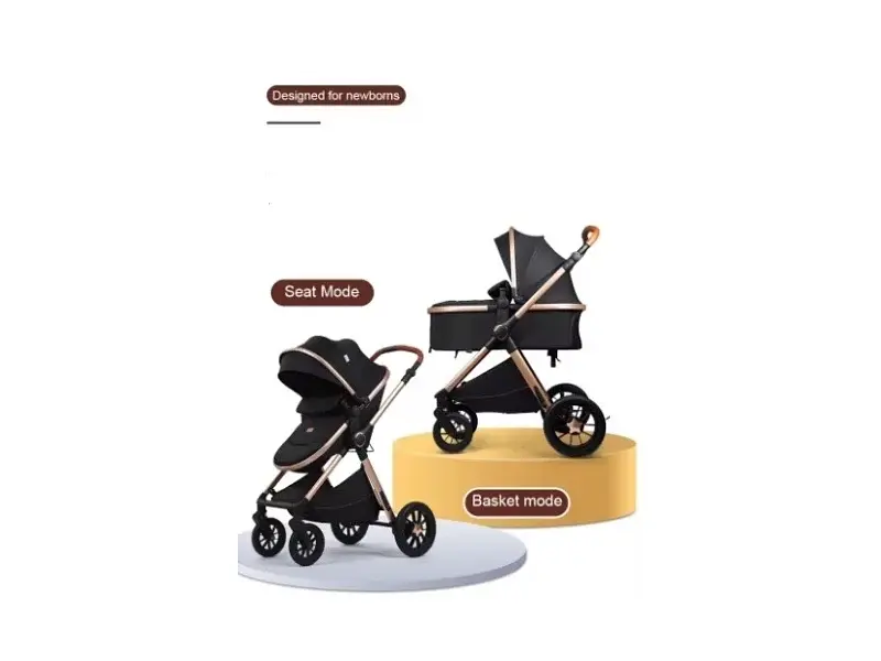 Коляска універсальна 3 в 1 Kidilo H2D Khaki Beige - фото 7